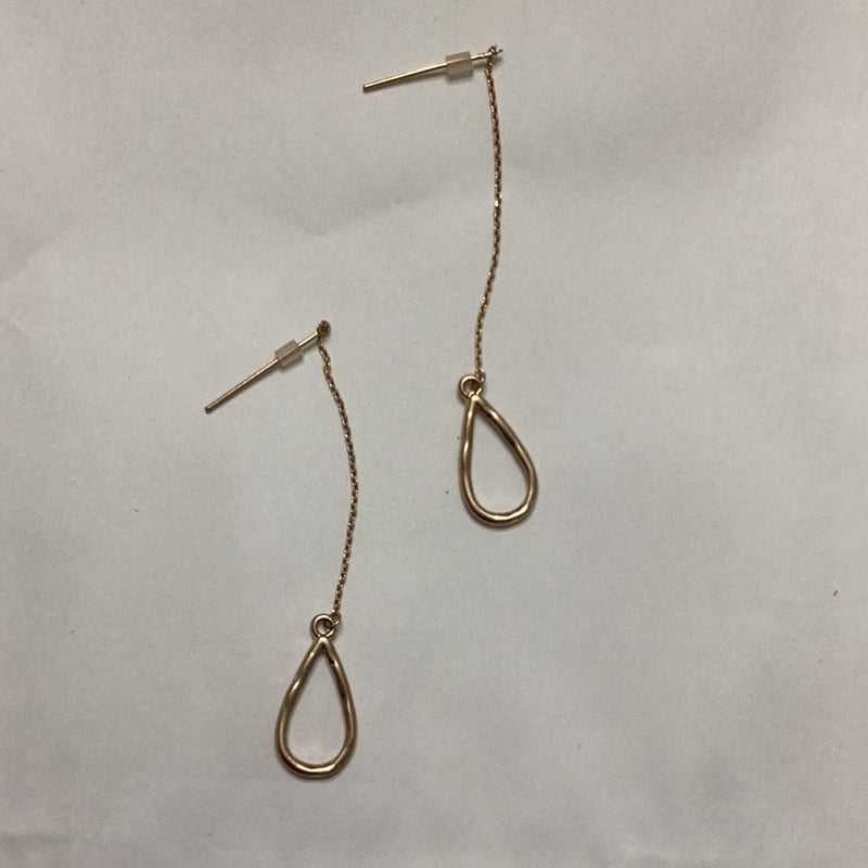Teardrop wirechain earrings